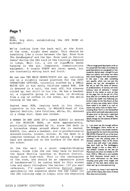Q&C: Scriptbook Vol. 1