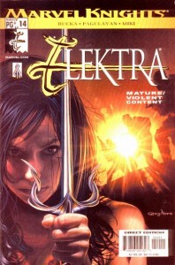 Elektra #14 Art by Greg Horn
