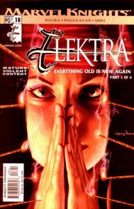 Elektra #18 Art by Greg Horn